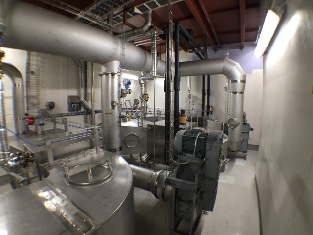 Węzeł wentylatorów i instalacji powietrza